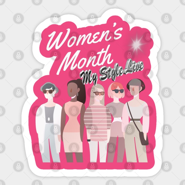 My Style Live Women’s Month March 2023 Sticker by MyStyleLive